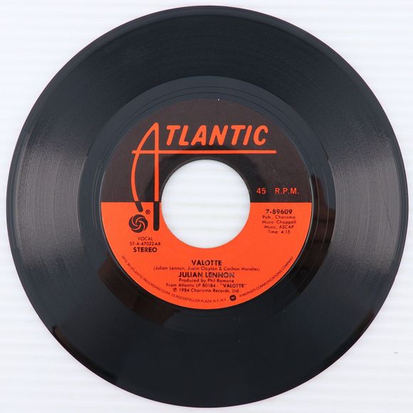Julian Lennon – Valotte / Well I Don't Know 1984 45 rpm 7" Vinyl Record 7-89609 - Picture 4 of 8